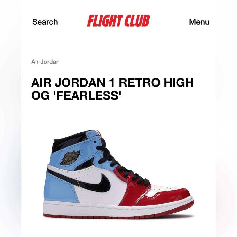 AIR JORDAN 1 RETRO HIGH OG “FEARLESS”
